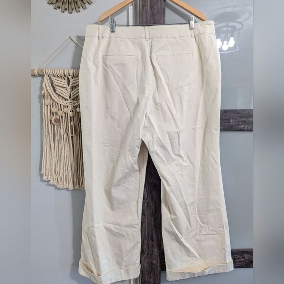 2/30 Nili Lotan Target cream pants plus size - Picture 4 of 6